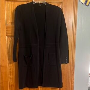 Talbots Black Longline Blazer
